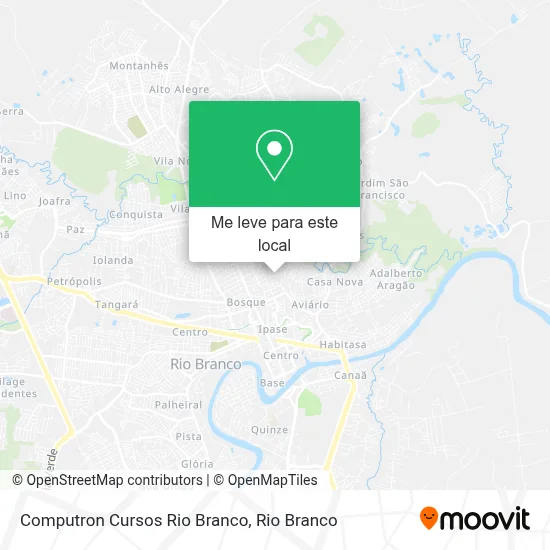 Computron Cursos Rio Branco mapa