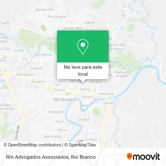 Rm Advogados Associados mapa