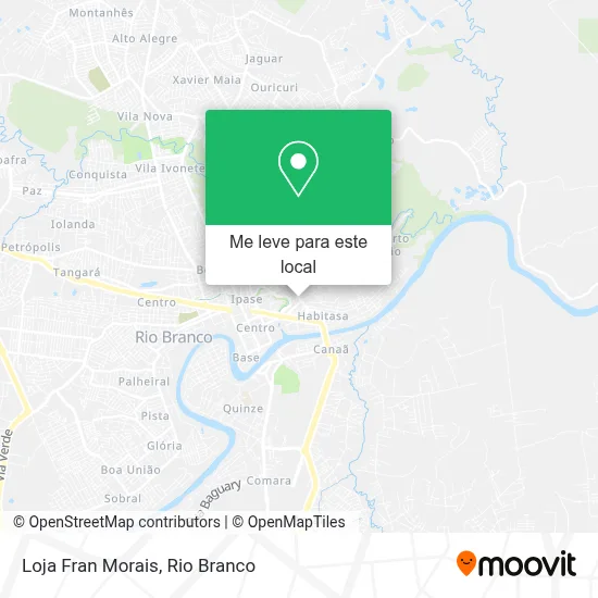Loja Fran Morais mapa