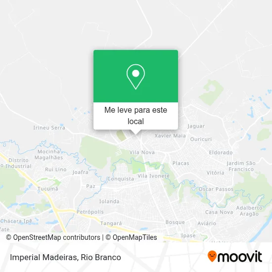 Imperial Madeiras mapa