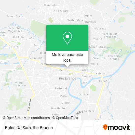 Bolos Da Sam mapa
