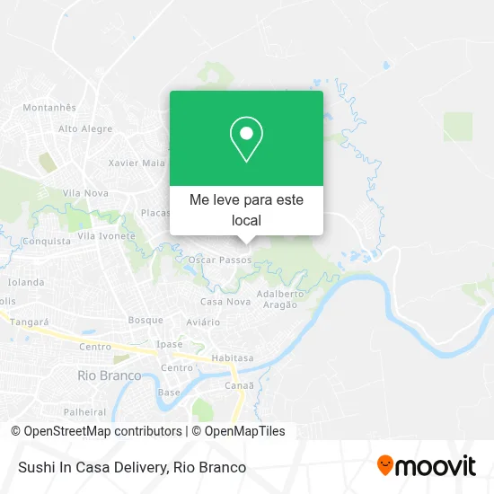 Sushi In Casa Delivery mapa
