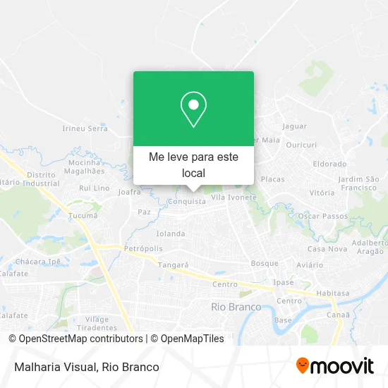 Malharia Visual mapa
