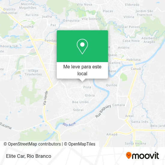 Elite Car mapa