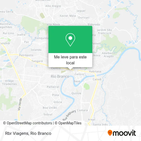 Rbr Viagens mapa