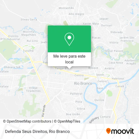 Defenda Seus Direitos mapa