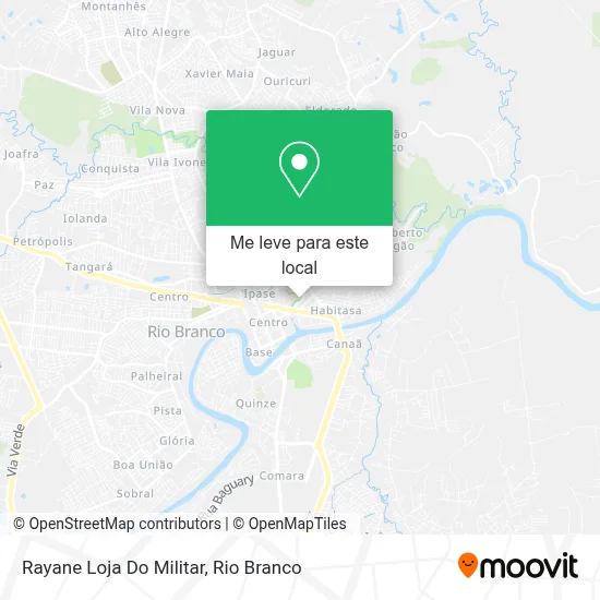 Rayane Loja Do Militar mapa