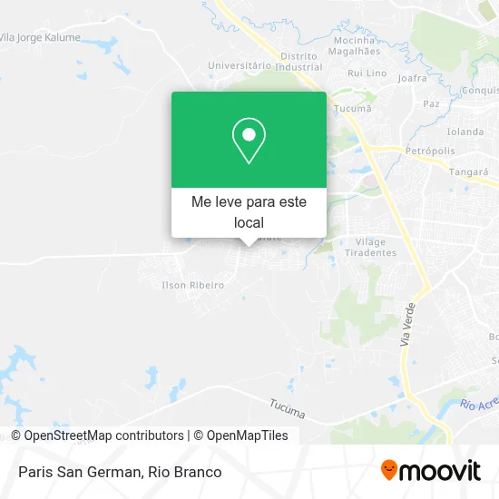 Paris San German mapa