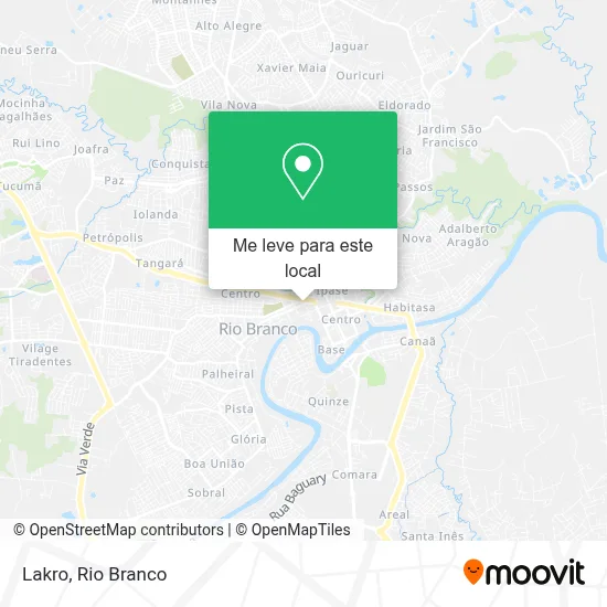 Lakro mapa
