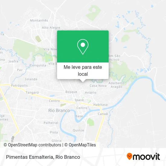Pimentas Esmalteria mapa