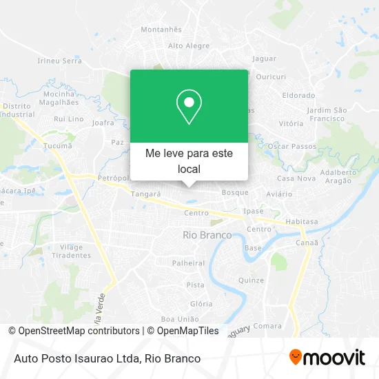 Auto Posto Isaurao Ltda mapa