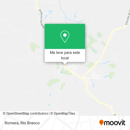 Romera mapa