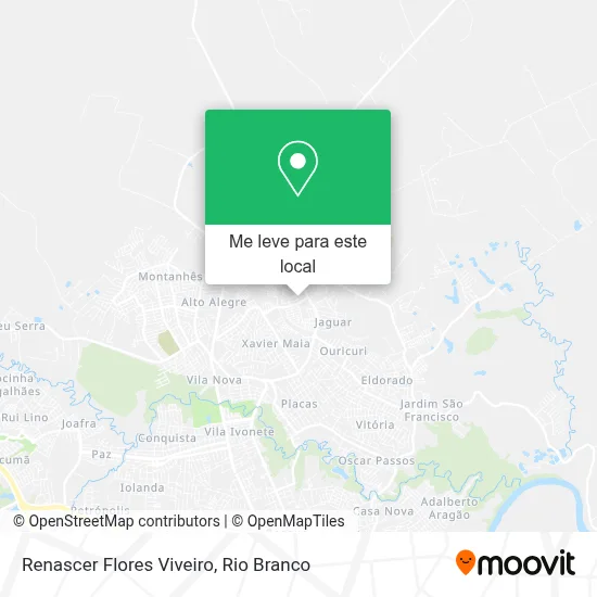 Renascer Flores Viveiro mapa
