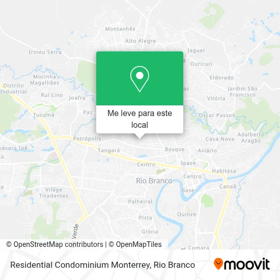 Residential Condominium Monterrey mapa