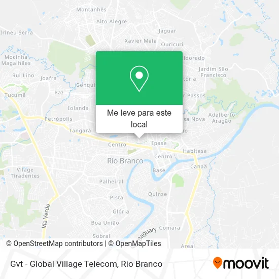 Gvt - Global Village Telecom mapa
