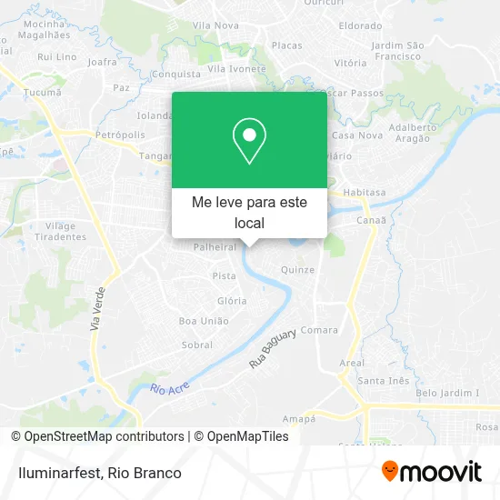 Iluminarfest mapa