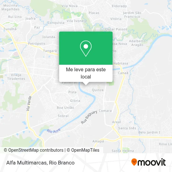 Alfa Multimarcas mapa
