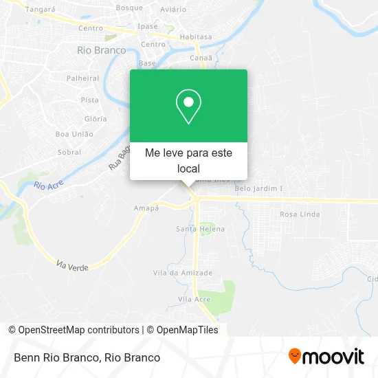 Benn Rio Branco mapa