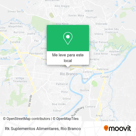 Rk Suplementos Alimentares mapa