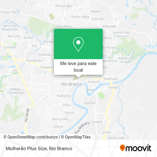 Mulherão Plus Size mapa