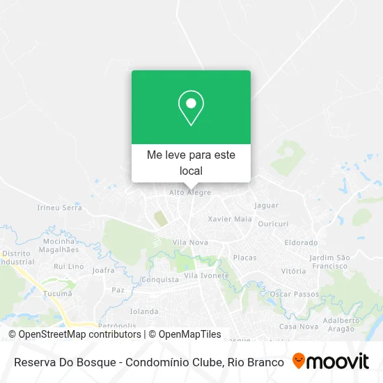 Reserva Do Bosque - Condomínio Clube mapa