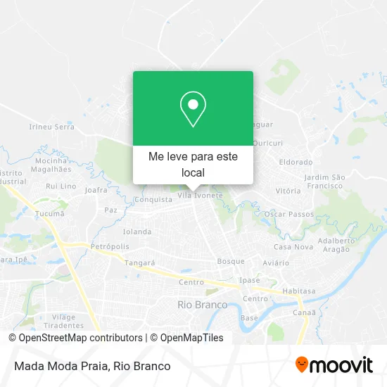 Mada Moda Praia mapa