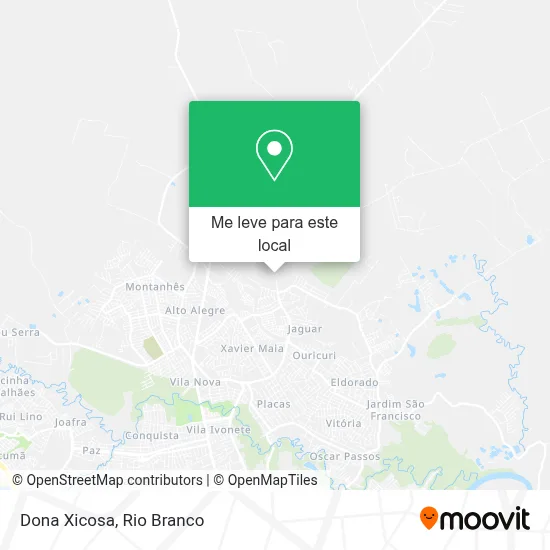 Dona Xicosa mapa
