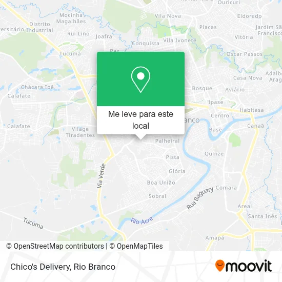 Chico's Delivery mapa