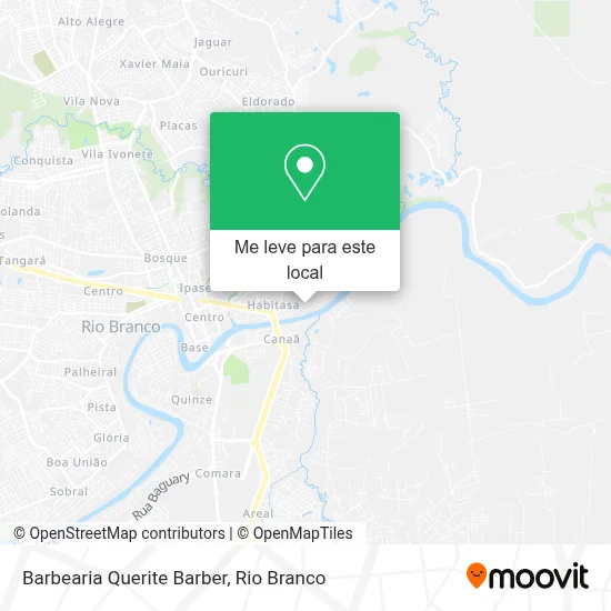 Barbearia Querite Barber mapa