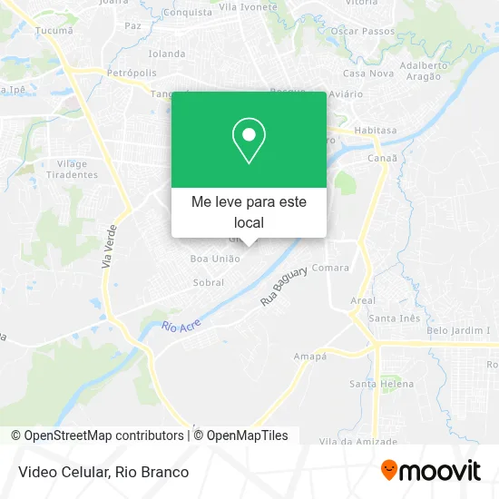 Video Celular mapa