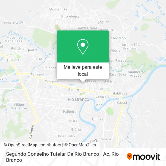 Segundo Conselho Tutelar De Rio Branco - Ac mapa
