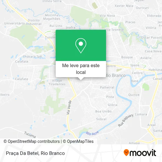 Praça Da Betel mapa