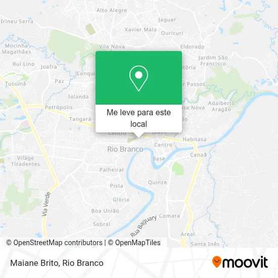 Maiane Brito mapa