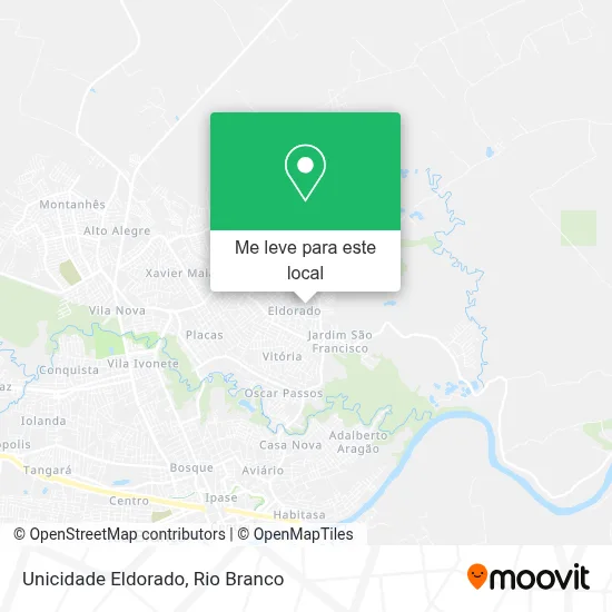 Unicidade Eldorado mapa