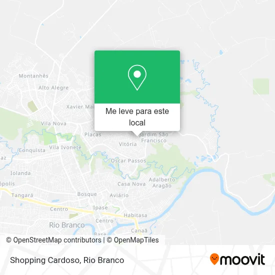 Shopping Cardoso mapa