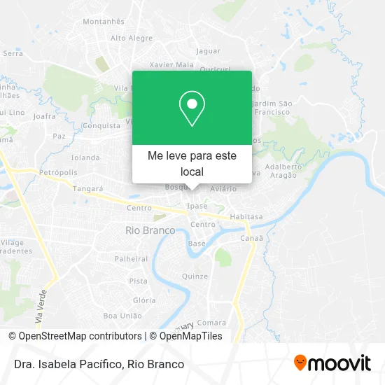 Dra. Isabela Pacífico mapa