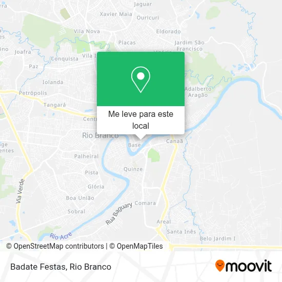 Badate Festas mapa