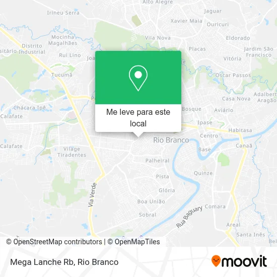 Mega Lanche Rb mapa