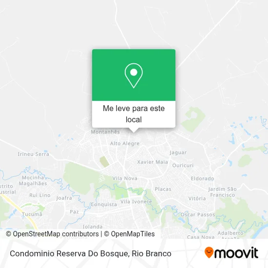 Condominio Reserva Do Bosque mapa