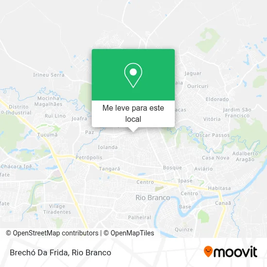 Brechó Da Frida mapa