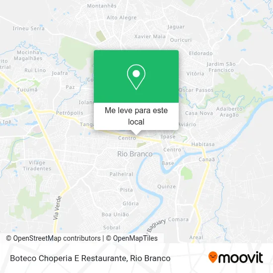 Boteco Choperia E Restaurante mapa