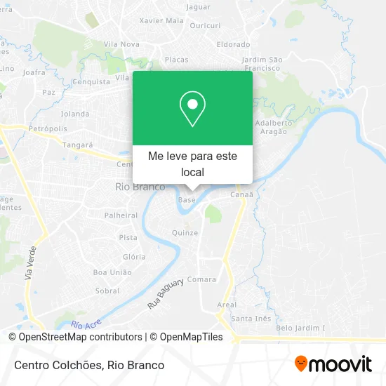 Centro Colchões mapa