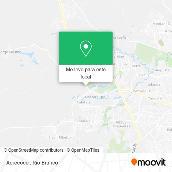 Acrecoco- mapa