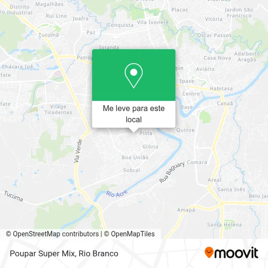 Poupar Super Mix mapa