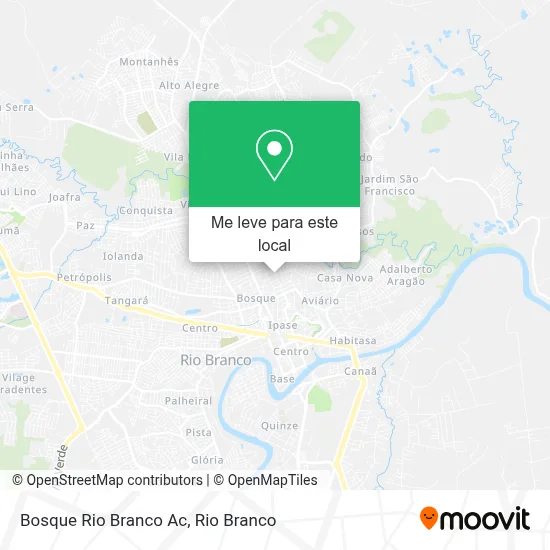 Bosque Rio Branco Ac mapa