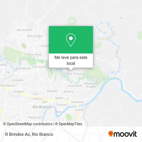 R Brindes Ac mapa