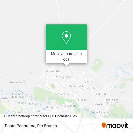 Posto Panorama mapa