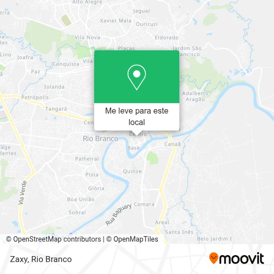 Zaxy mapa