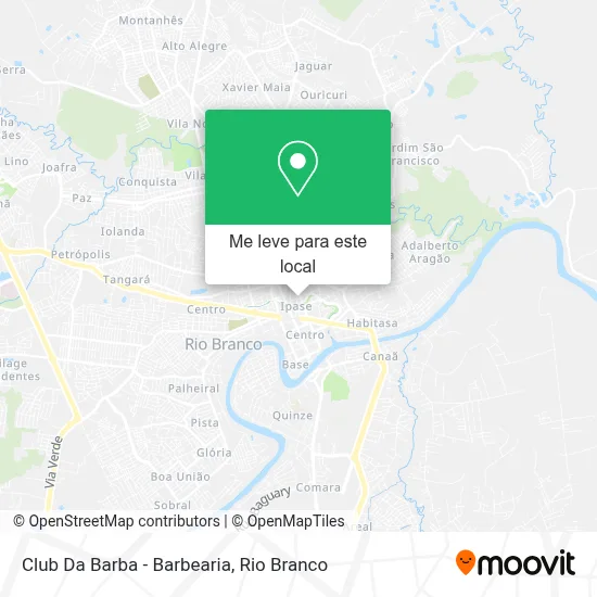 Club Da Barba - Barbearia mapa