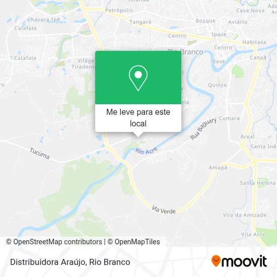 Distribuidora Araújo mapa